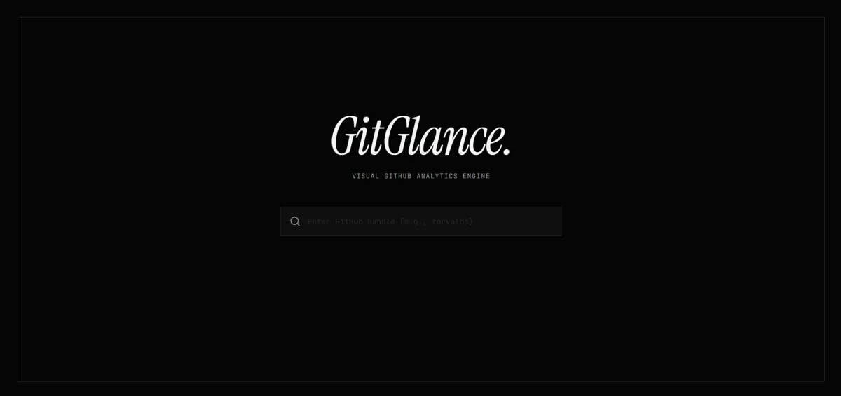 GitGlance interface preview